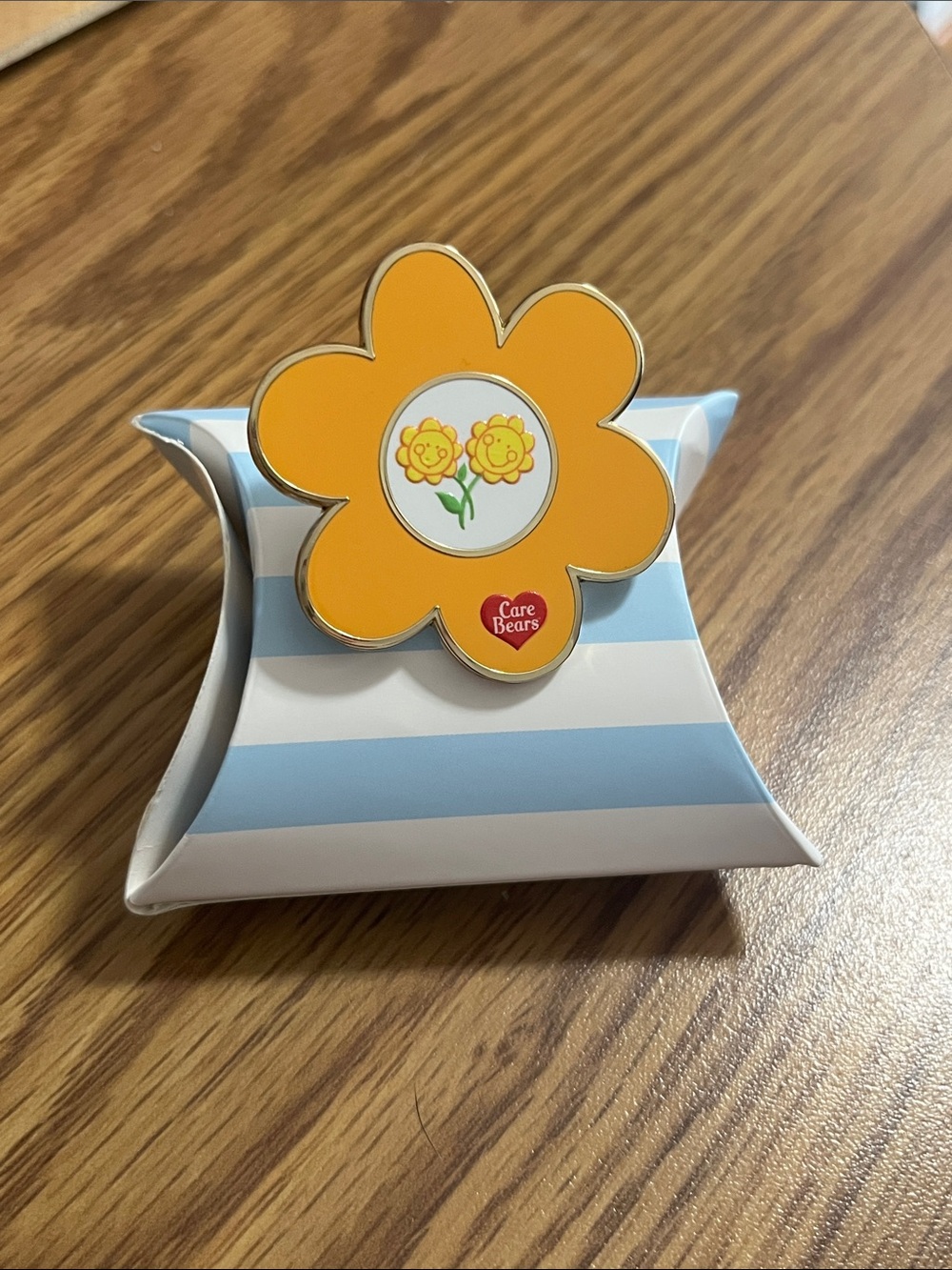 Care Bears Orange Flower Pin